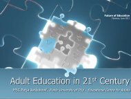 Adult Education in 21th Century