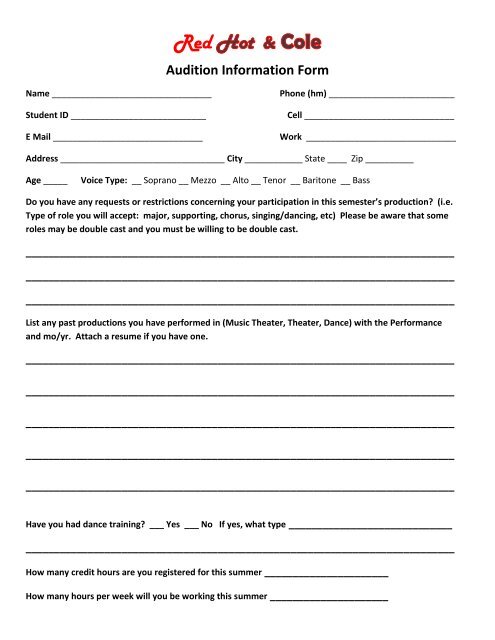 Red Hot and Cole - New Audition Packet.pdf - Chandler-Gilbert ...