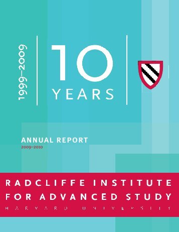 Download - Radcliffe Institute for Advanced Study - Harvard University