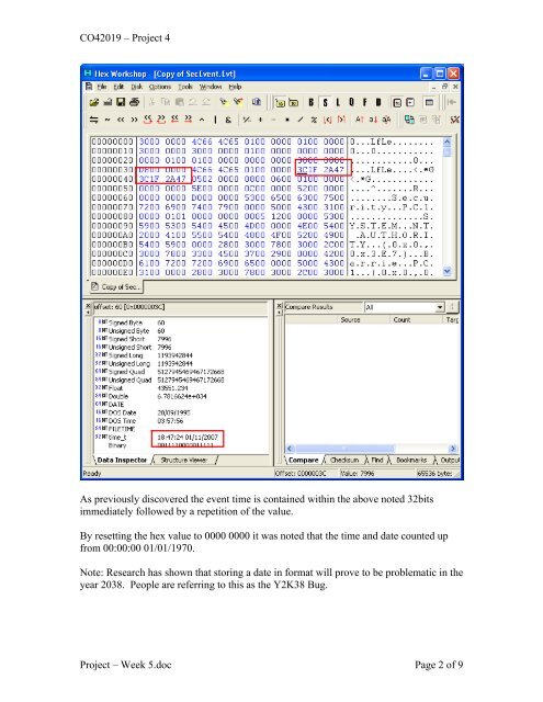 Analysis and Evaluation of the Windows Event Log - Bill Buchanan
