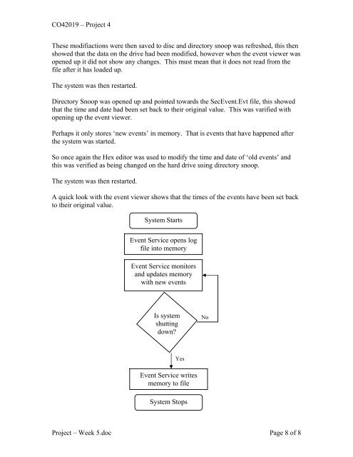 Analysis and Evaluation of the Windows Event Log - Bill Buchanan