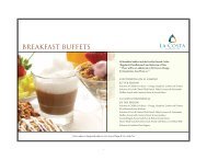 BREAKFAST BUFFETS - La Costa Resort and Spa