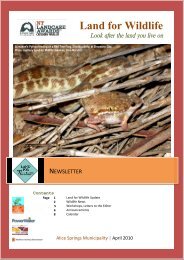 LfW Apr 2010 (PDF 1 MB) - Land for Wildlife - Low Ecological Services