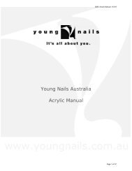Young Nails Acrylic Product Education Manual