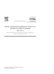 Remote sensing-based quantification of land-cover and land-use ...