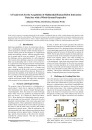 A Framework for the Acquisition of Multimodal Human-Robot ...