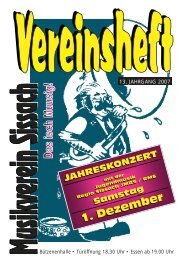 1. Dezember 1. Dezember - Musikverein Sissach