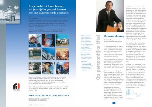 Flow magazine najaar 2002 - Linde Gas Benelux