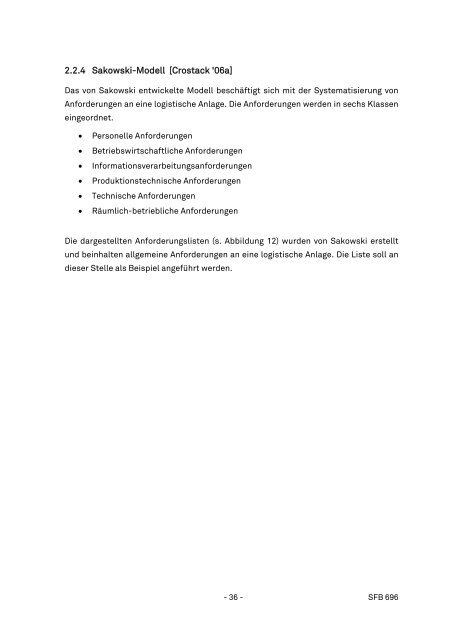 Technical Report 0901 Sonderforschungsbereich 696 ... - SFB 696
