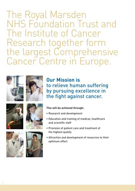 Joint Annual Research Report 2005 - The Royal Marsden