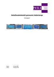 Nota detailhandelsbeleid 2008 - Gemeente Halderberge