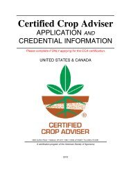 CCA Credential Forms - Certified Crop Adviser