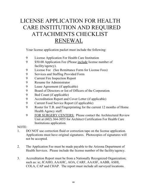 Arizona Rural Health Clinic Designation Manual - Arizona Center for ...
