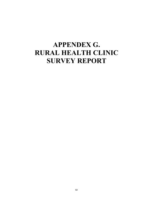 Arizona Rural Health Clinic Designation Manual - Arizona Center for ...