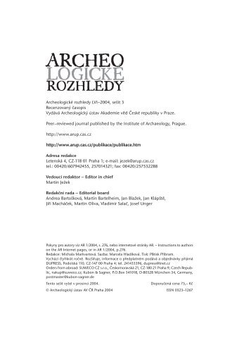 2004_3 - Archeologický ústav AV ČR