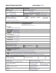 MSDS - Fiberglass Supply