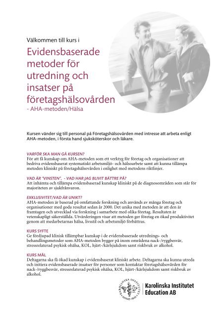 VÃ¤lkommen till - Karolinska Institutet