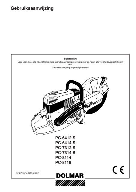 Gebruiksaanwijzing - Dolmar