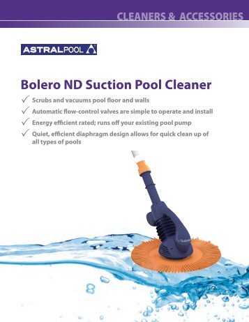 AP-214 Bolero Cleaner.pdf - Astral Pool USA
