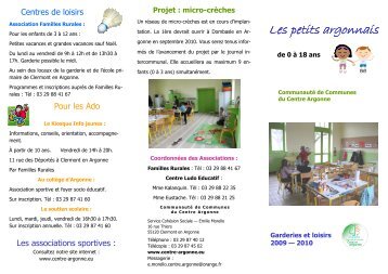 Les Petits Argonnais - Centre-Argonne