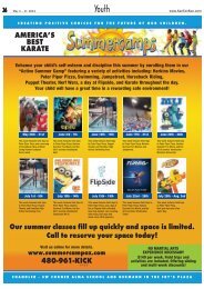 AMERICA'S BEST KARATE 480-961-KICK - SanTan Sun News