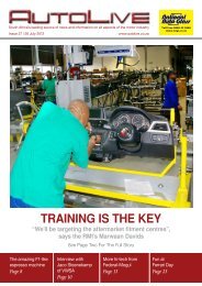 TRAINING IS THE KEY - Autolive.co.za