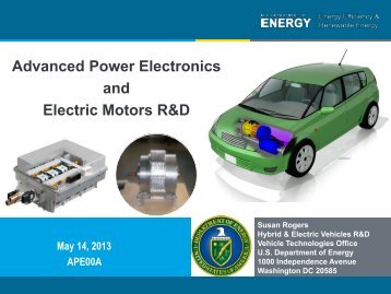 Advanced Power Electronics and Electric Motors - Department of ...
