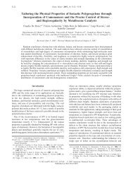 Tailoring the Physical Properties of Isotactic Polypropylene through ...