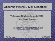 Opportunistische E-Mail-Sicherheit