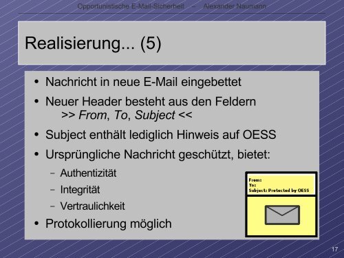 Opportunistische E-Mail-Sicherheit