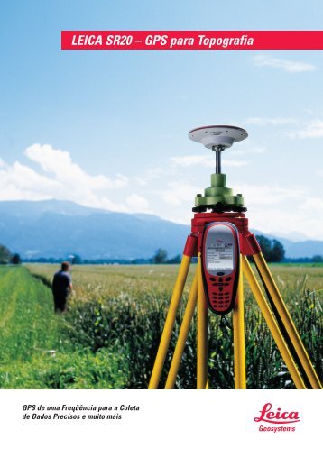 LEICA SR20 â GPS para Topografia - Manfra