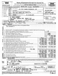 Return of Organization Exempt From Income Tax Form 990 CPPF ...