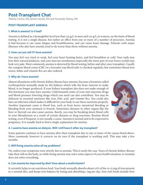 Transplant Digest - Fall 2010, Issue No. 9 - St. Michael's Hospital