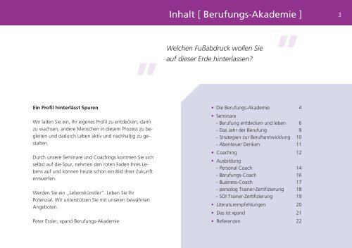 Berufungs-Akademie - xpand international