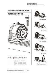 TECHNISCHE UNTERLAGEN ROTOKLICK MK 150