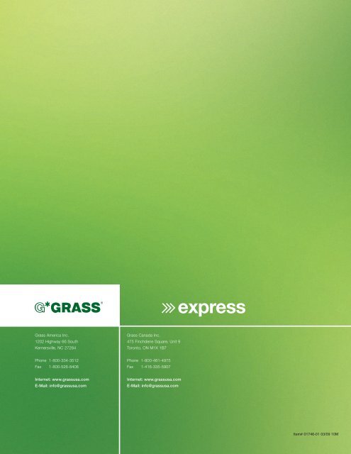 Download PDF - Grass America, Inc.