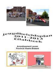 Jeugdbeleidsplan 2011-2013 - Gemeente glabbeek