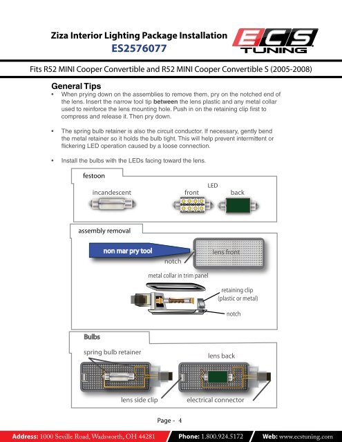 Installation Instructions