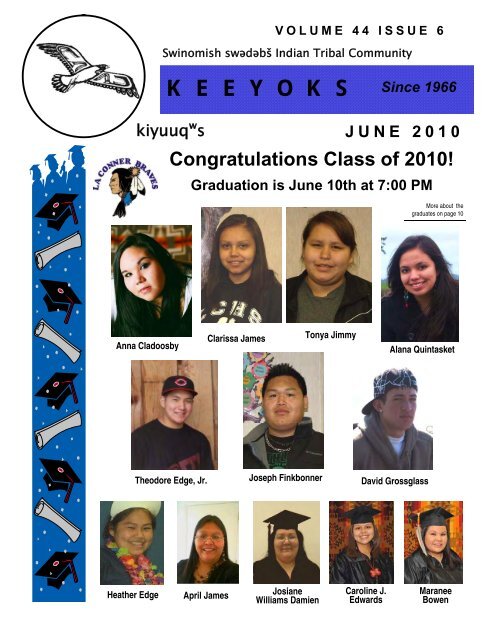 June Keeyoks 2010 - Swinomish Indian Tribal Community