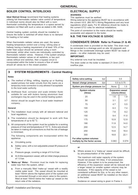 iDEAl EsPRit - Ideal Heating