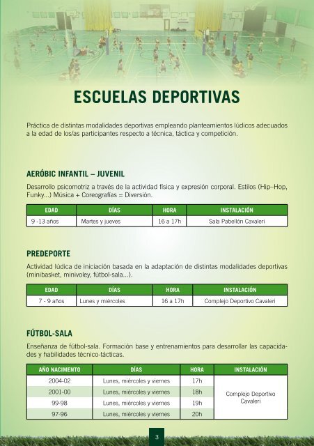 actividades deportivas y acuáticas - Ayuntamiento de Mairena del ...