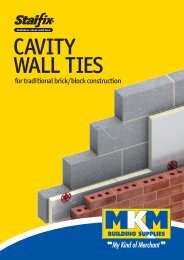 CAVITY WALL TIES - mkm.strawberryadm...