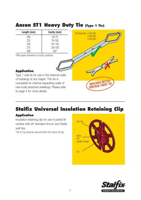 CAVITY WALL TIES - mkm.strawberryadm...