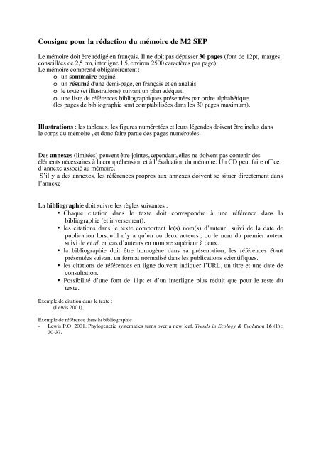 Exemple Dun Sommaire De Mémoire  Le Meilleur Exemple