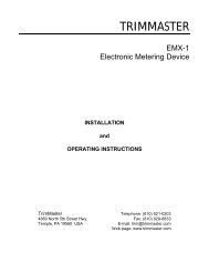 EMX-1 Instruction manual (English) - TrimMaster