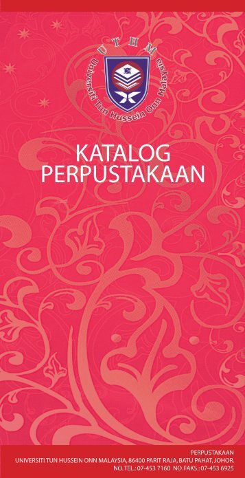 KATALOG PERPUSTAKAAN - UTHM Library