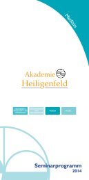 InterdisziplinÃ¤re Fortbildung - Akademie Heiligenfeld