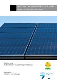 PHOTOVOLTAIC INSTALLATION GUIDELINES - A guide to ... - MIEMA
