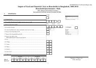 Full food and financial crisis impact questionnaire - Gender ...