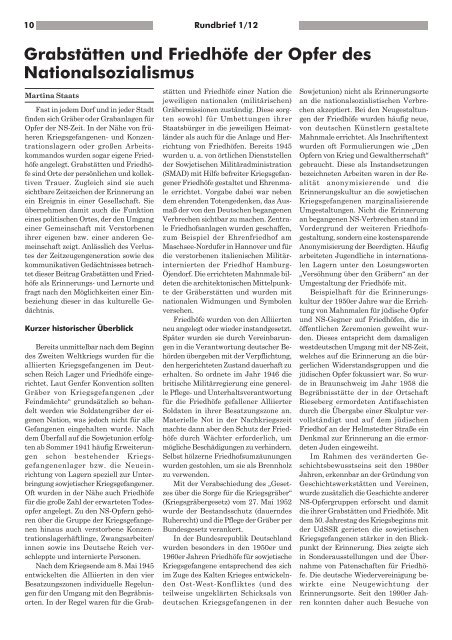 Rundbrief 1/2012 - Arbeitskreis andere Geschichte e.V.